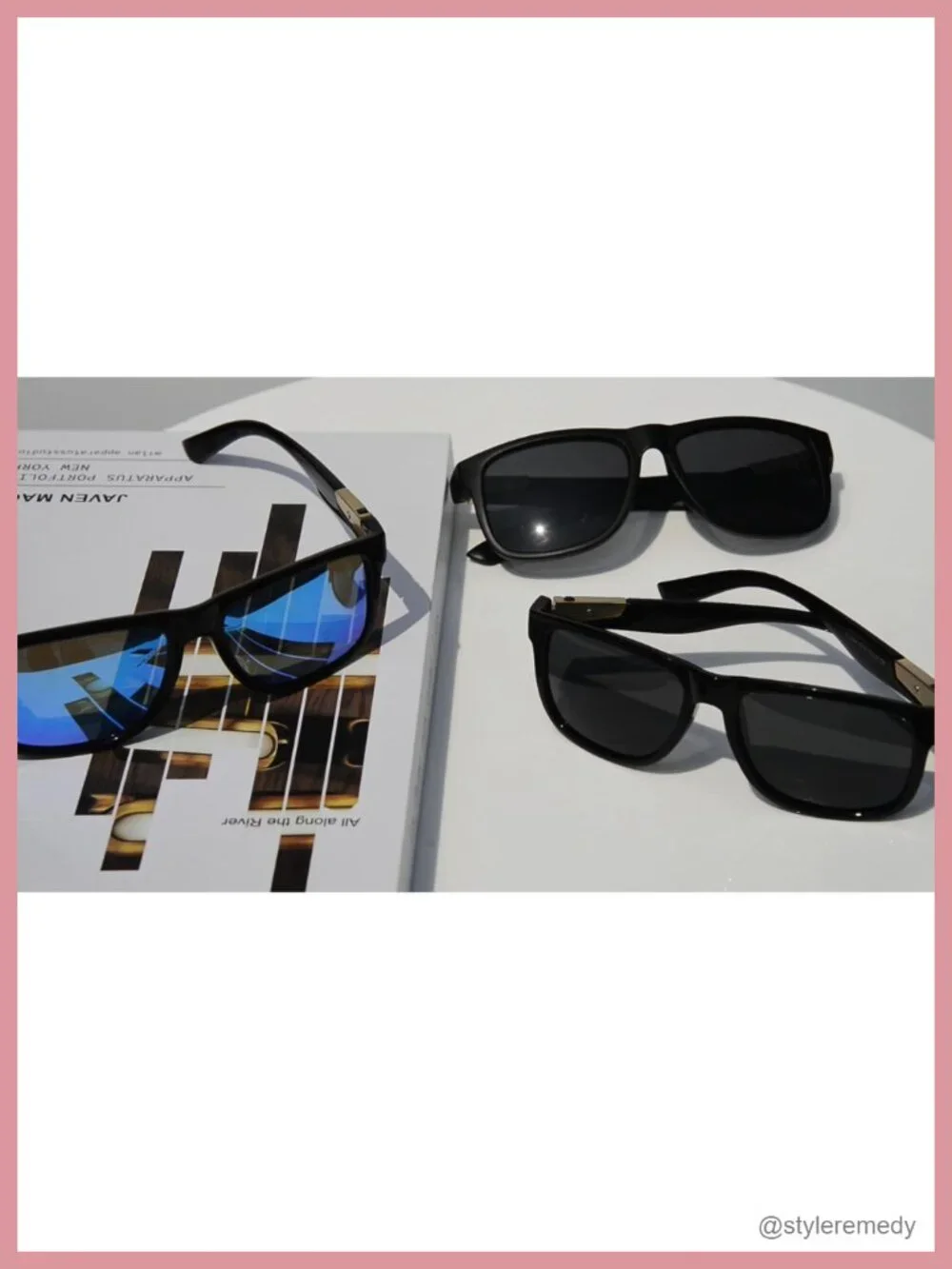 Oversized Square Sunglasses with UV400 Protection Polarized for Men Women